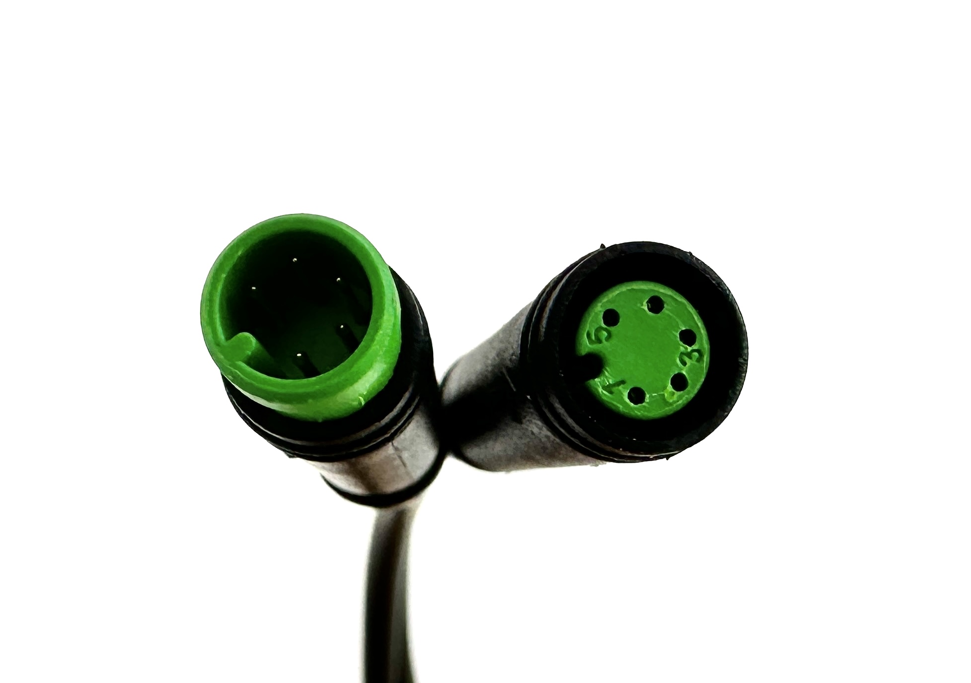 HIGO / Julet Câble d'extension 30 cm pour Ebike, 5 PIN femelle à mâle, vert