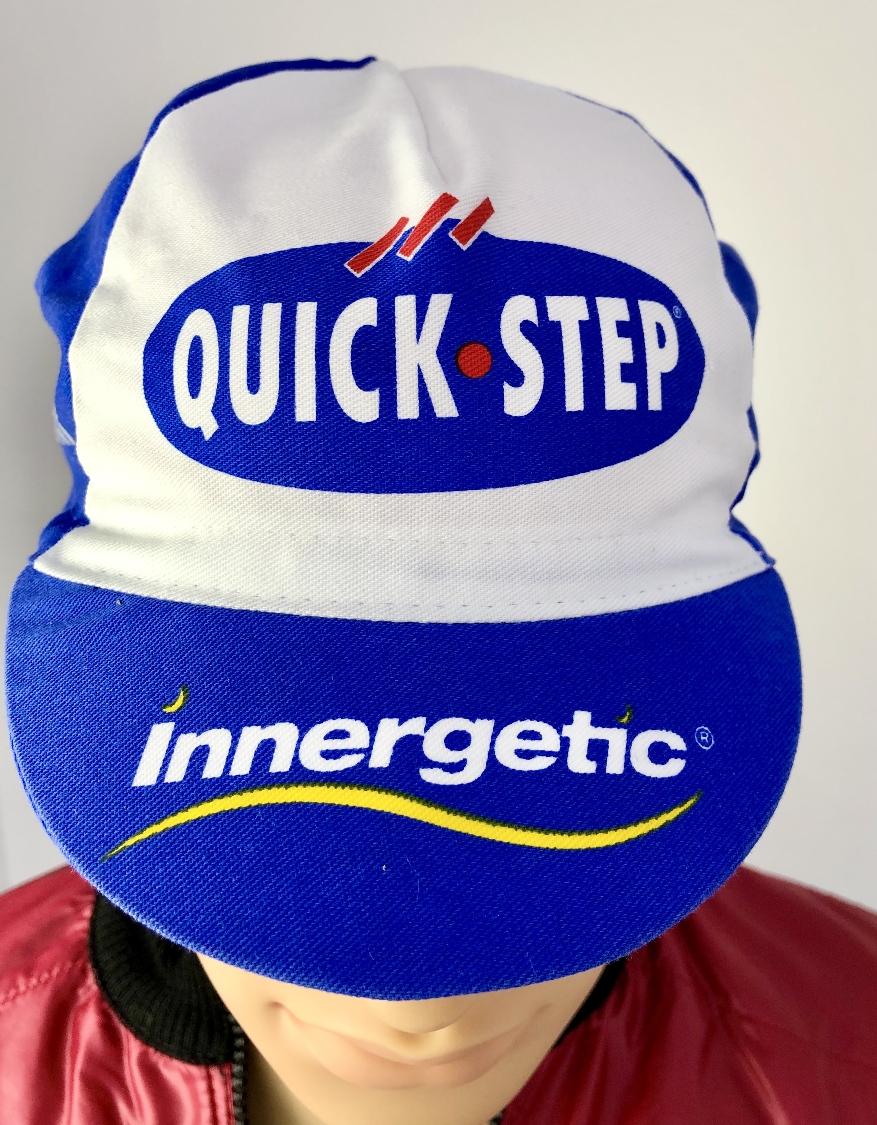 La Casquette Team Quick Step - Innergetic, blanc / bleu  