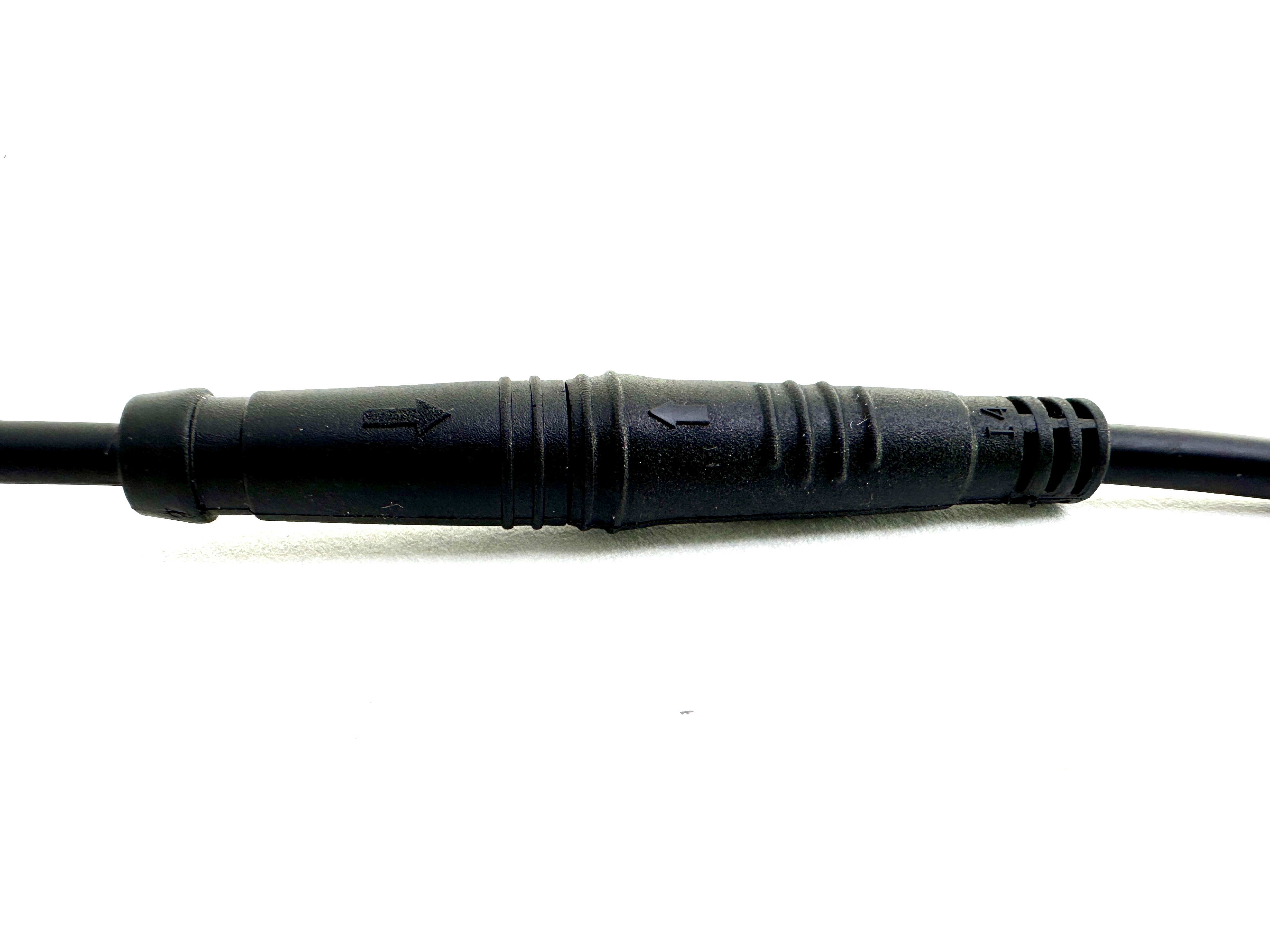 HIGO / Julet Câble adaptateur 11 cm pour Ebike, 2 PIN mâle à mâle, rouge