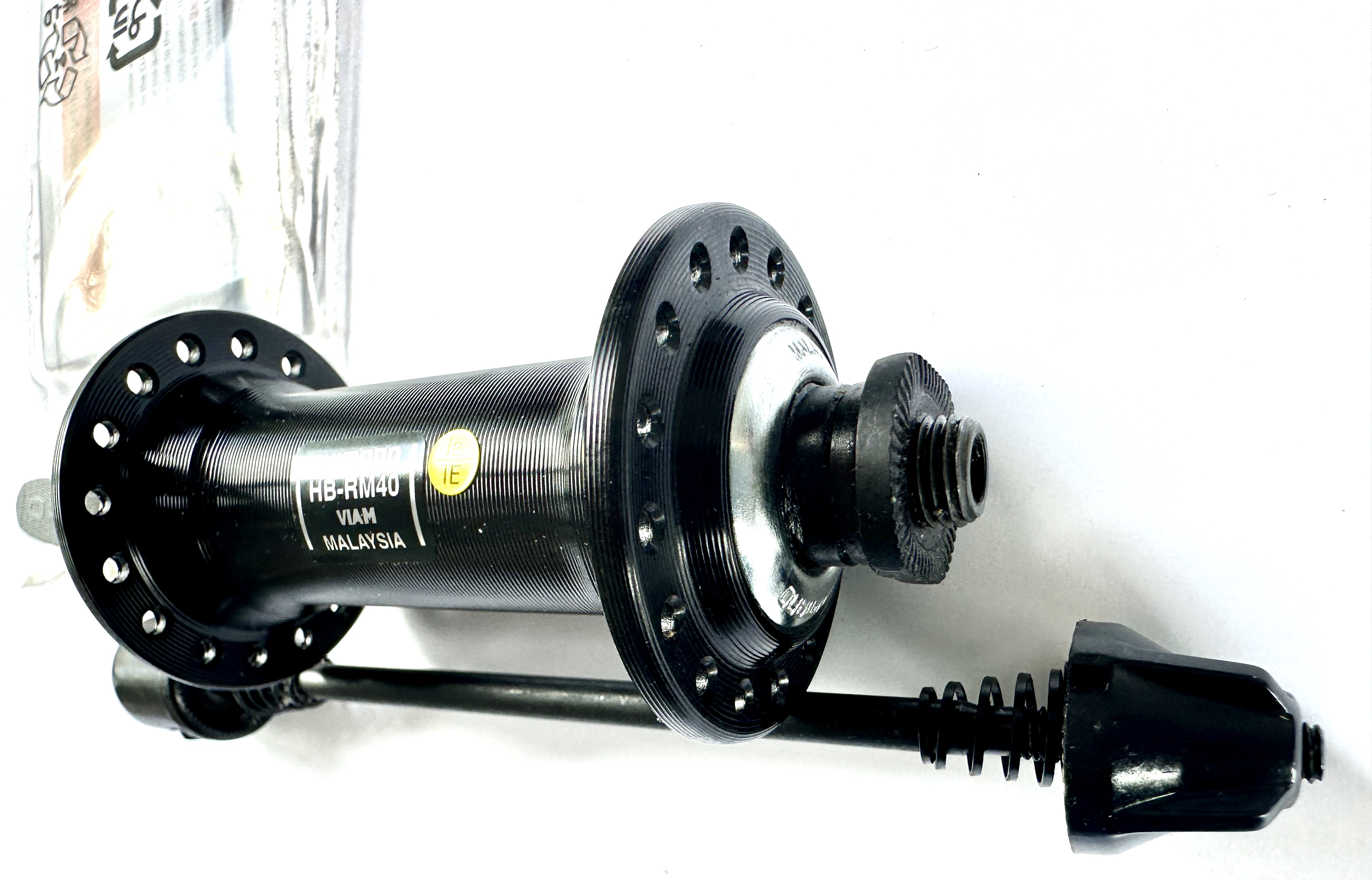 Moyeu de roue avant Shimano HB-RM40 32 trous, noir