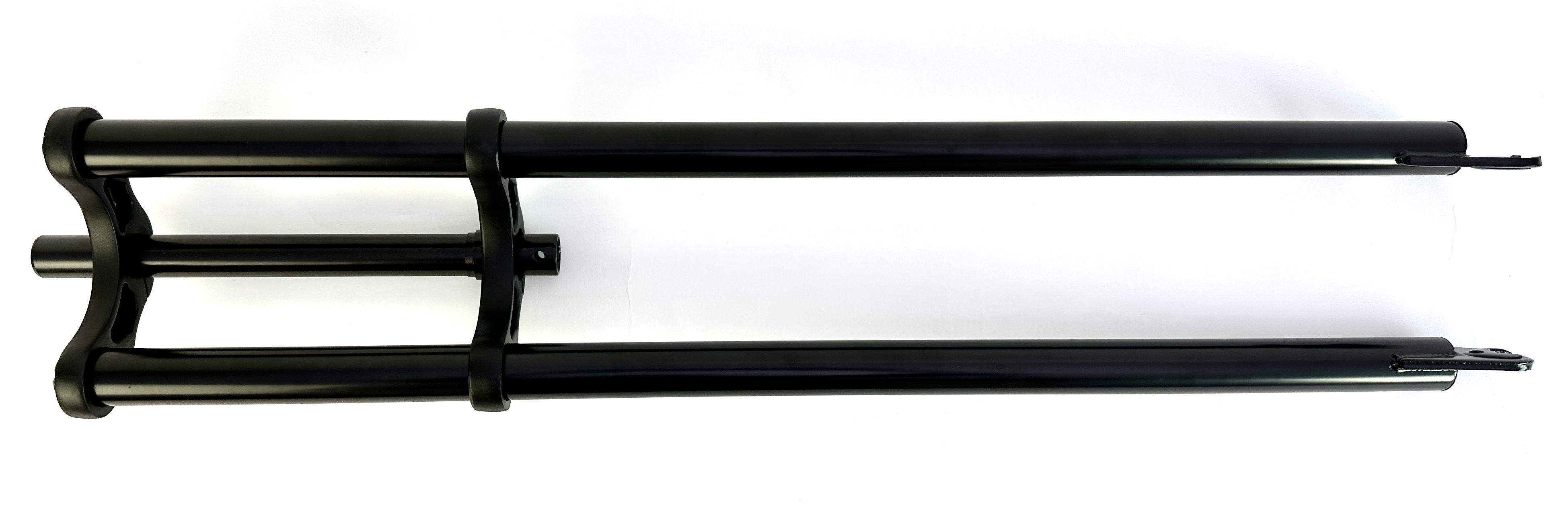 5-Fourche à double couronne 800 mm  noir 1 pouce tige