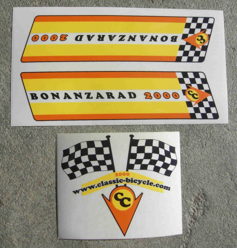 Autocollant ensemble original Bonanzarad 2000