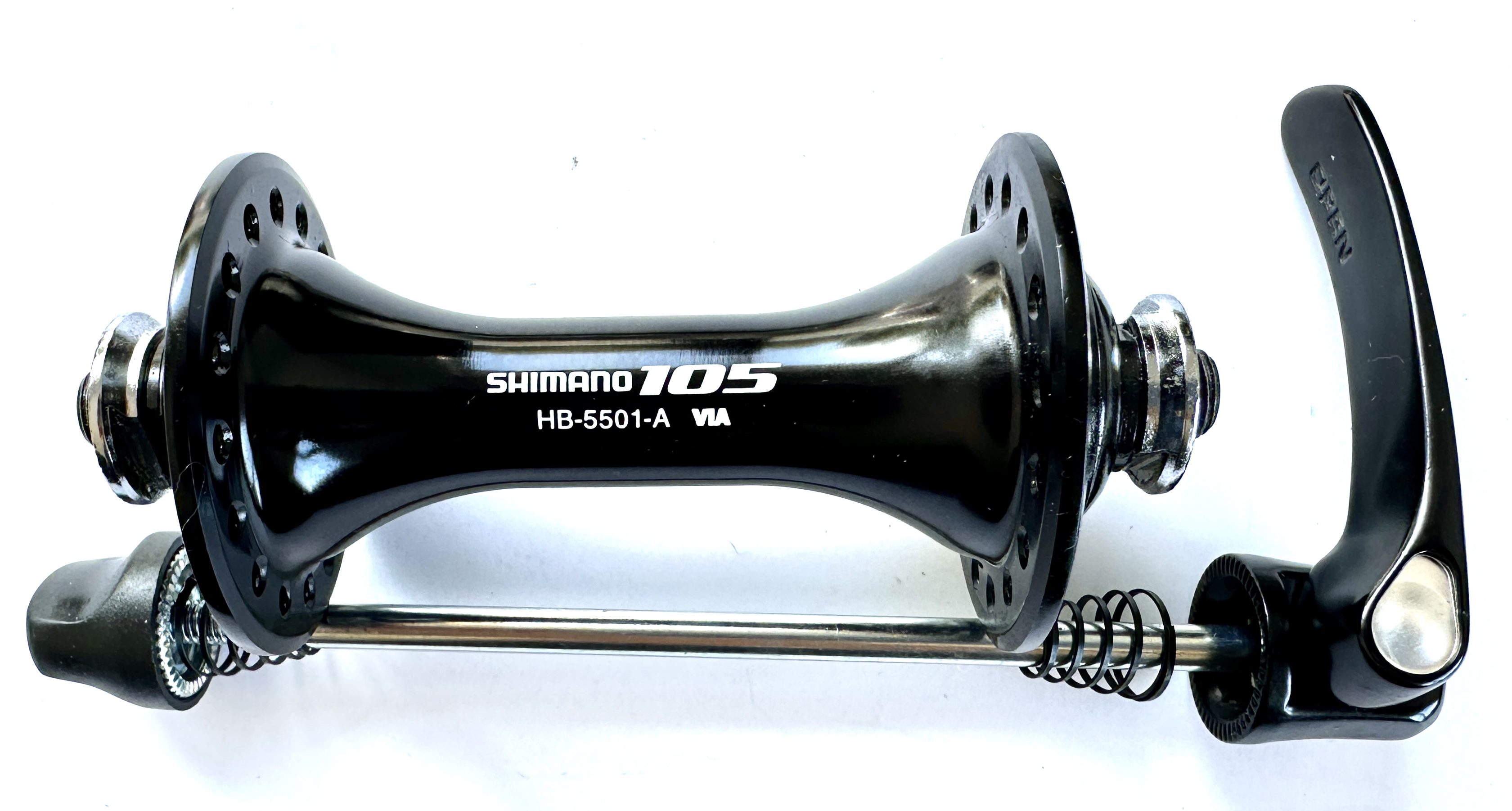 Moyeu de roue avant Shimano105 HB-5501 32 trous, noir