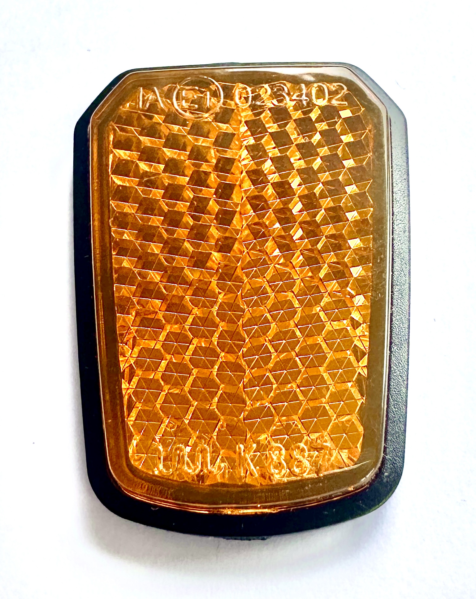 E1 Réflecteur, rectangulaire, jaune, autocollant