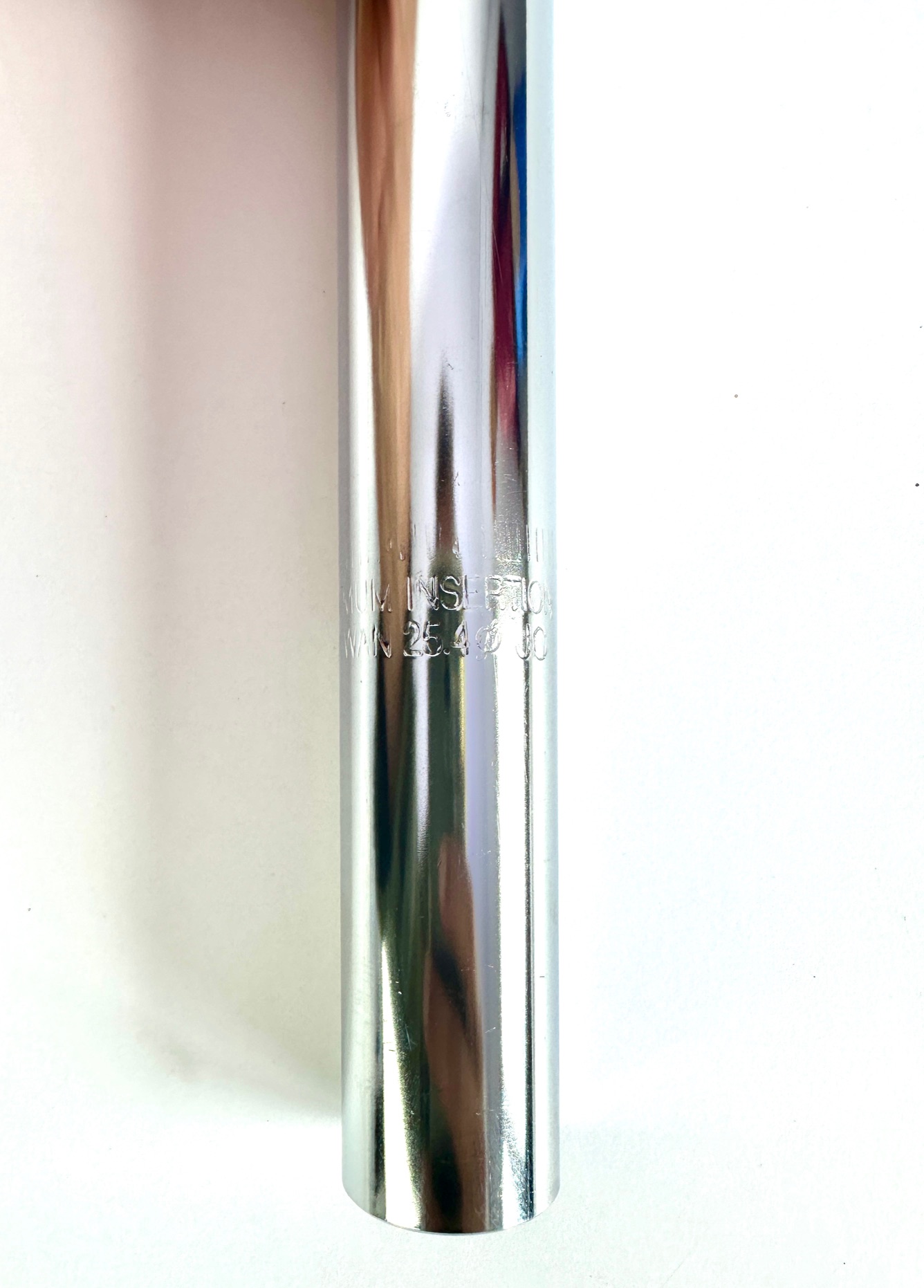 Tige de selle Layback avec entretoise 25.4 mm, chromée