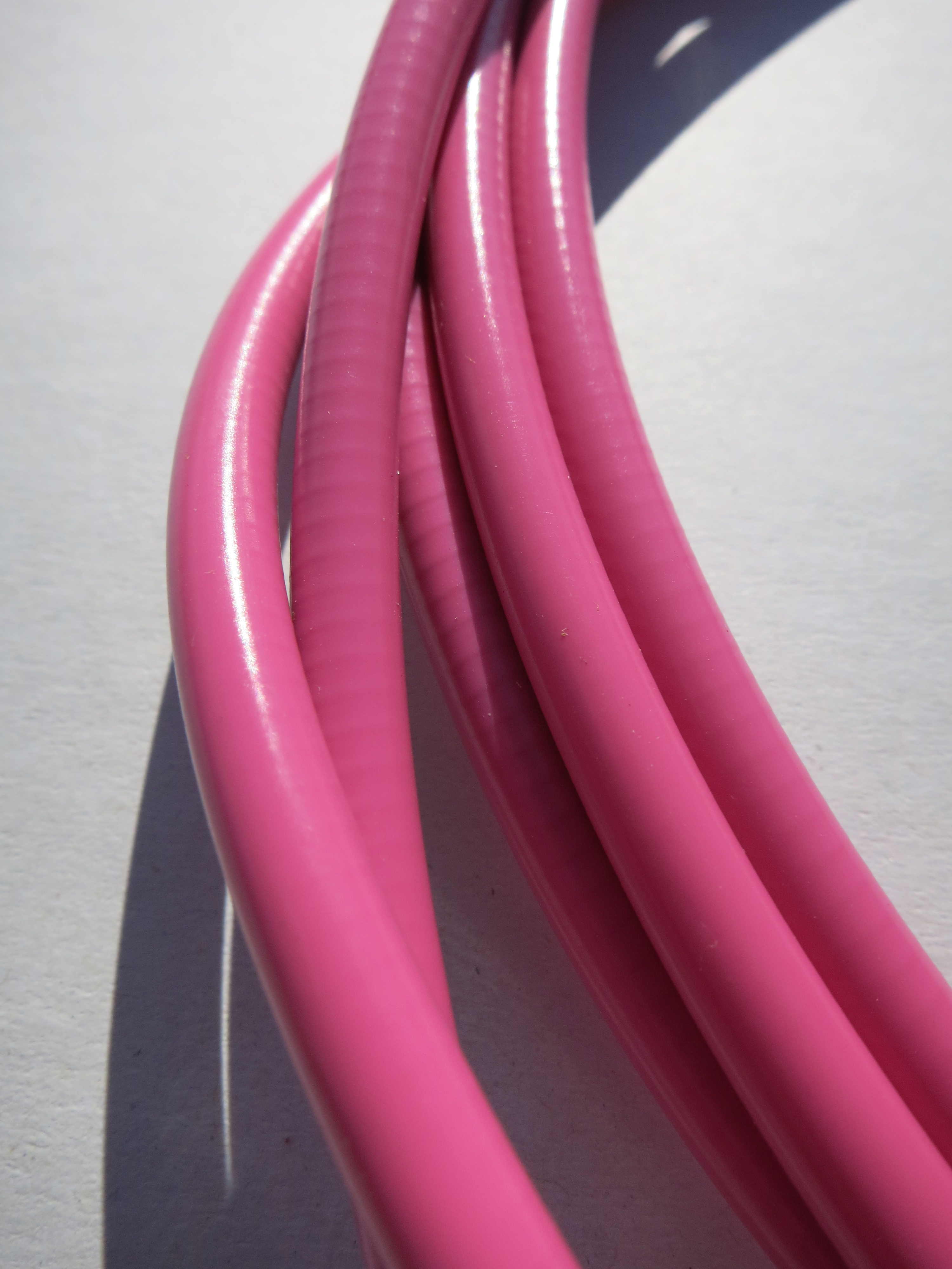 Gaine câble externe Bowden, rose 2,50 x 5 mm 