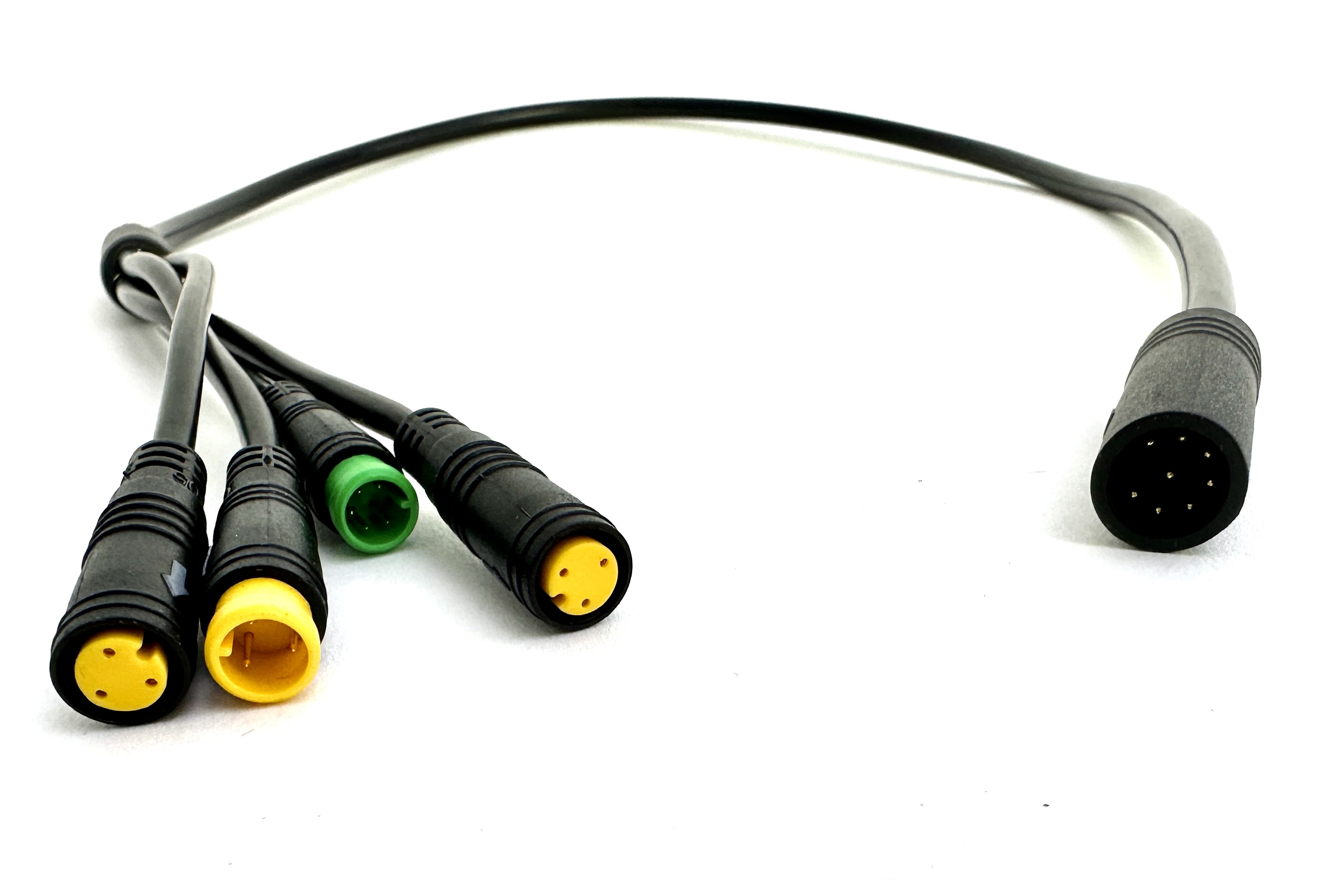 Faisceau de câbles 1T4, waterproof, 118 cm, Bafang compatible