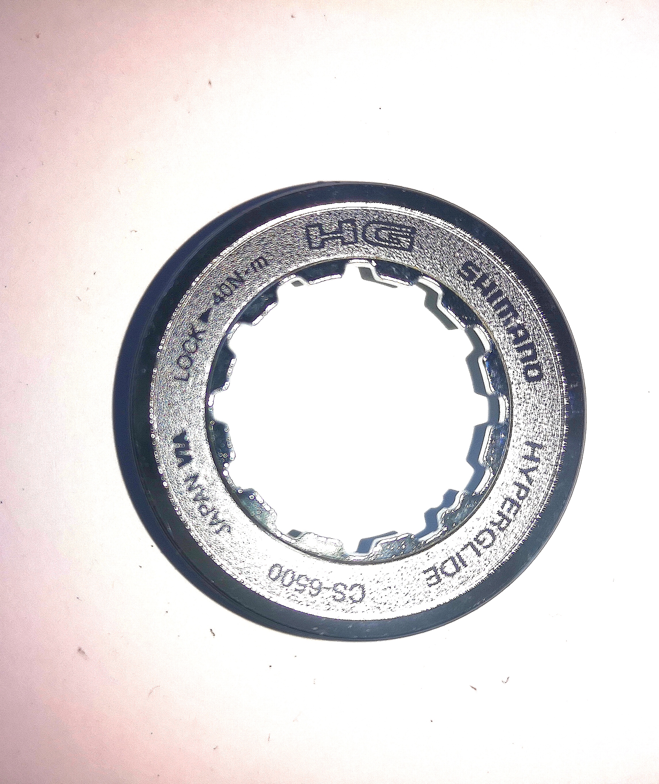 Bague de verrouillage Shimano pour cassette Ultegra CS-6500 Hyperglide, 12T