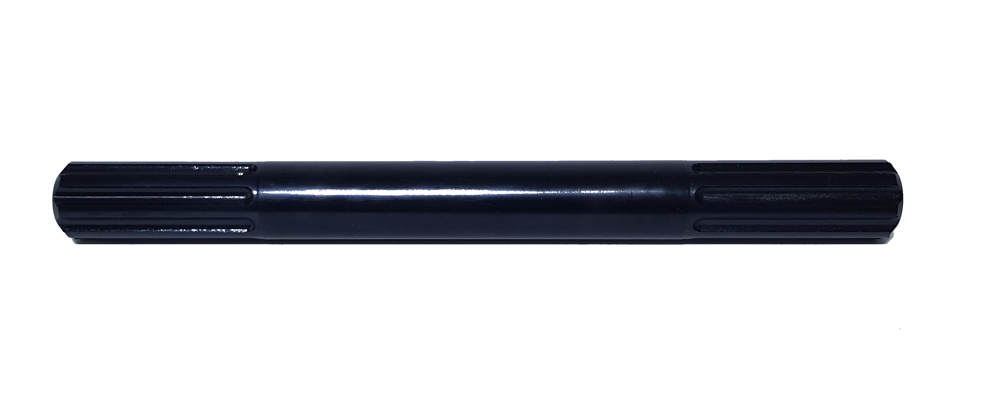 Pièce spéciale:  Axe de pédale 195 mm de large, acier argenté, poli