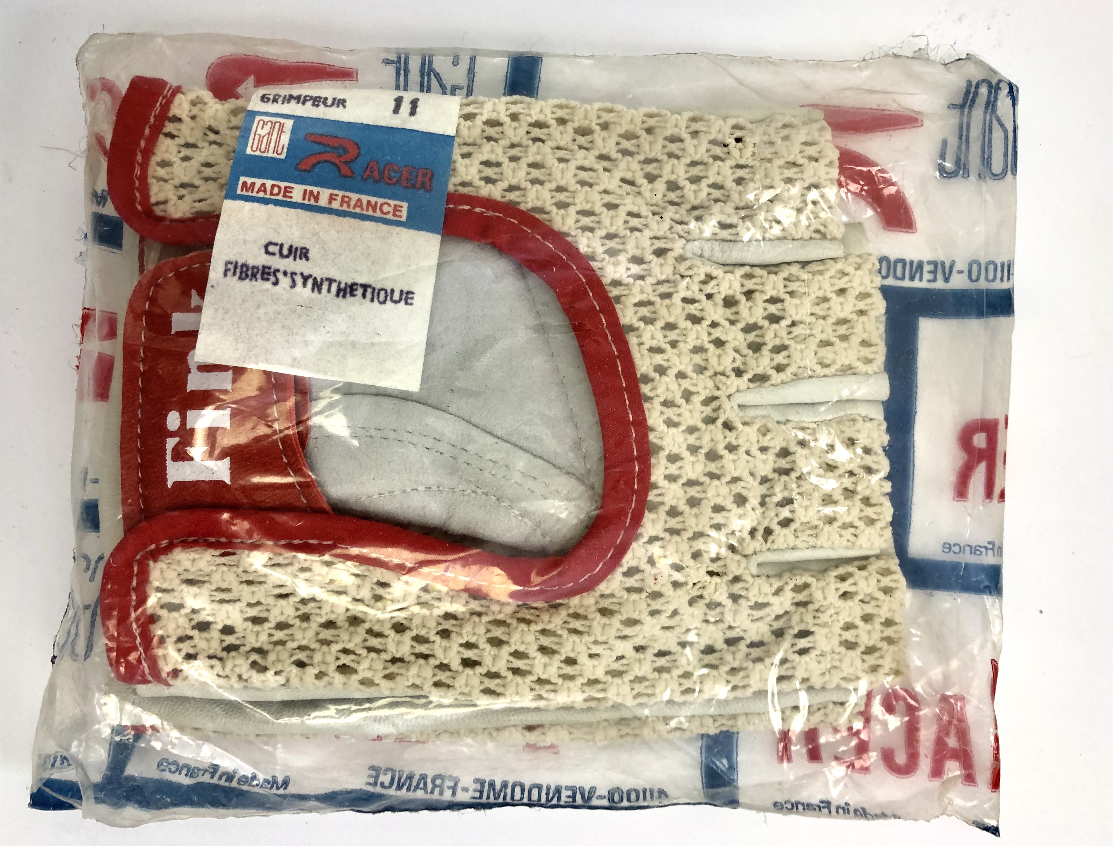 Original-GANT-1970s-vintage-bicycle-gloves-with-chrocheted-upper-hand-Size-11