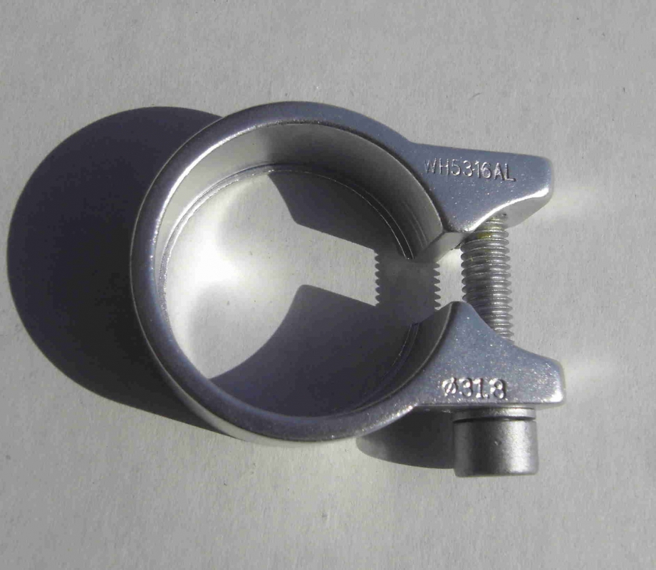 Collier de selle, 31,8 mm, aluminium poli