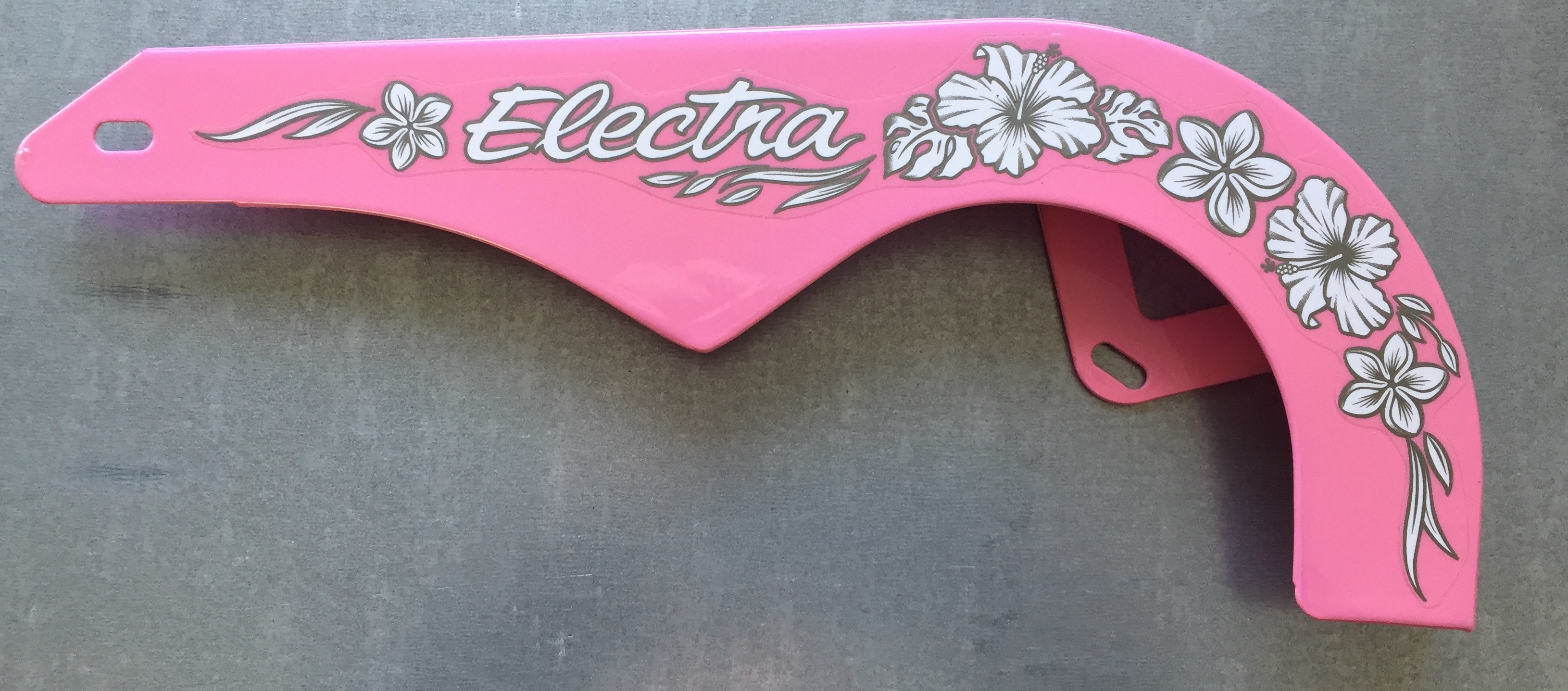 Protection chaîne original ELECTRA Hawaï rose pour vélos enfant 16 pouces