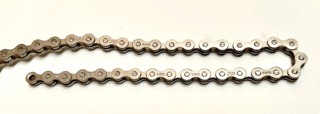 Chaîne 1/2 1/8 x 10 cm inox