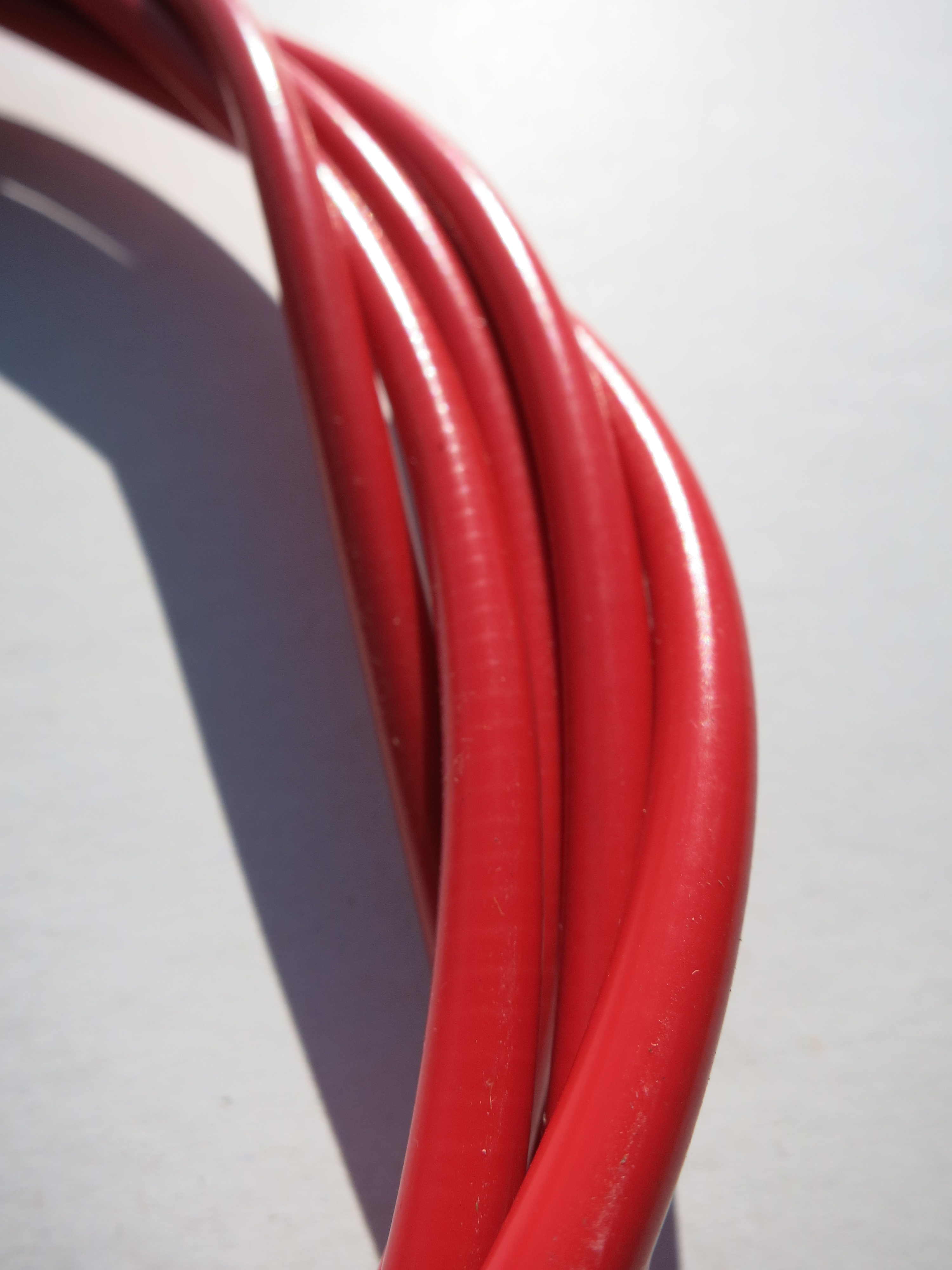 Câble externe Bowden, rouge, 2,50 x 5 mm 