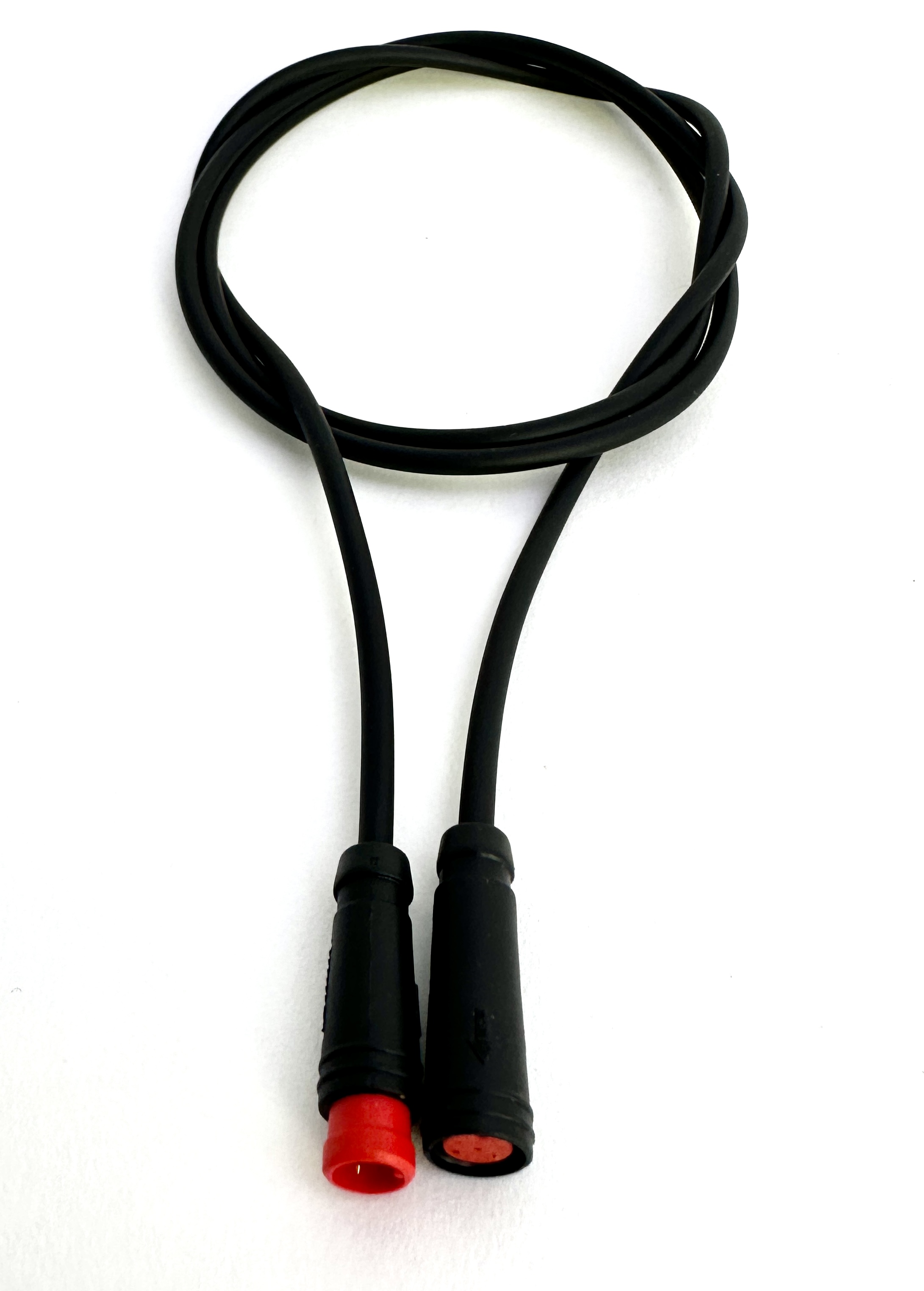 HIGO / Julet Câble d'extension 50 cm pour Ebike, 2 PIN femelle à mâle, rouge