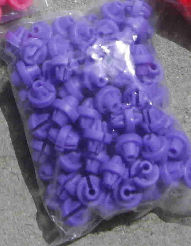 Rayon de roue - perles violettes Snappers Spokey 