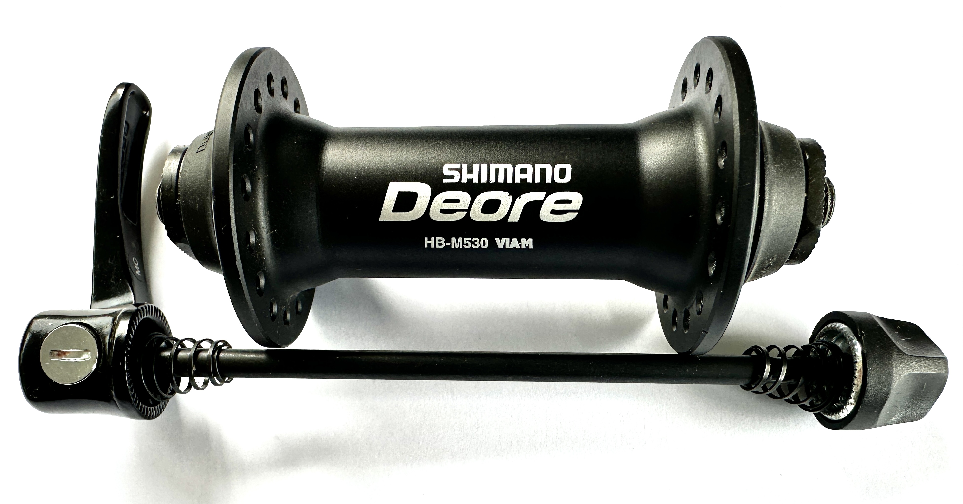 Moyeu de roue avant Shimano Deore HB-M530 32 trous, noir