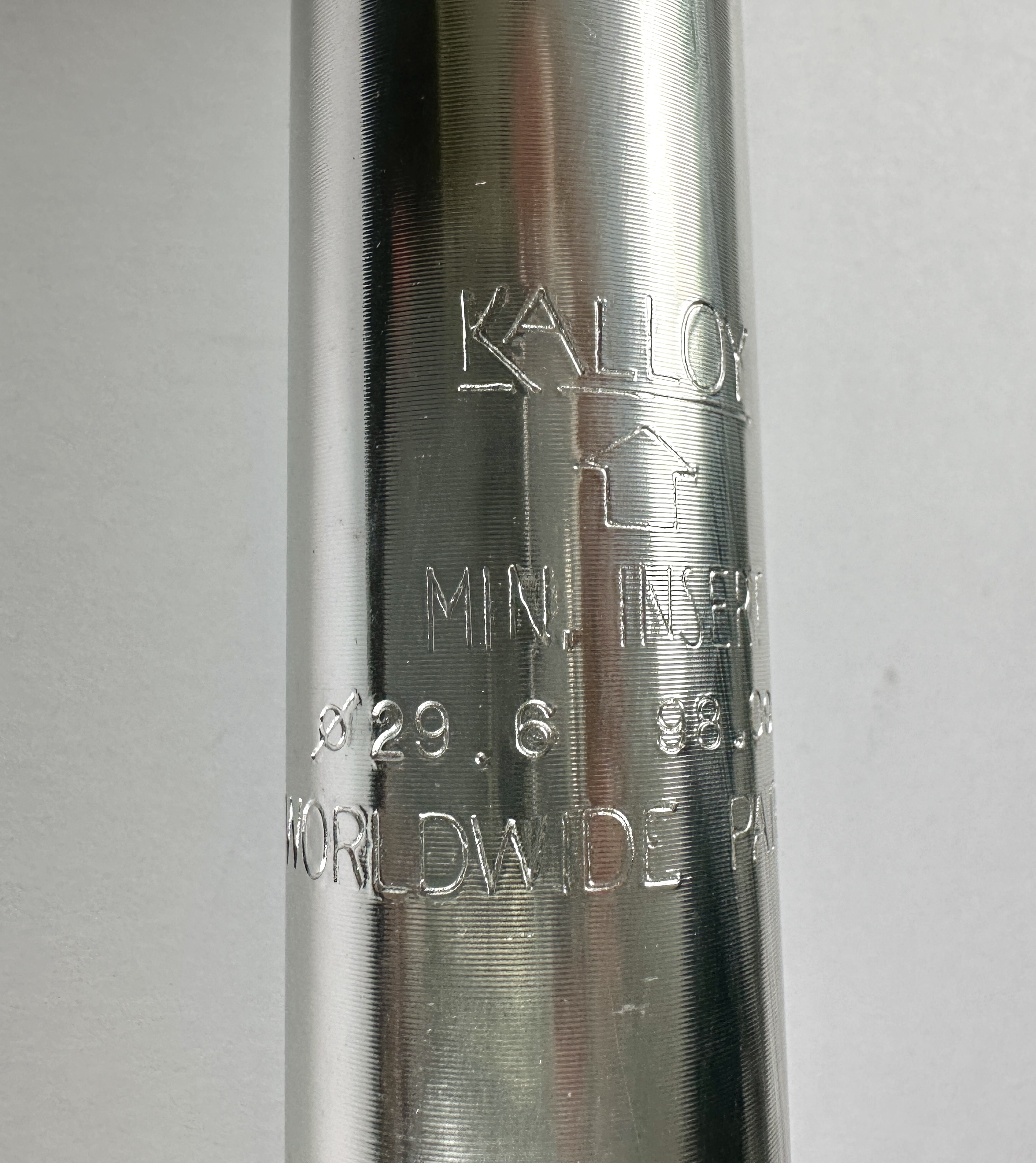 Kalloy  SP 248 Tige de selle brevetée 29,6 mm  350 mm alu