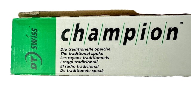 Rayon DT Swiss Champion 2,34 x 288 argent