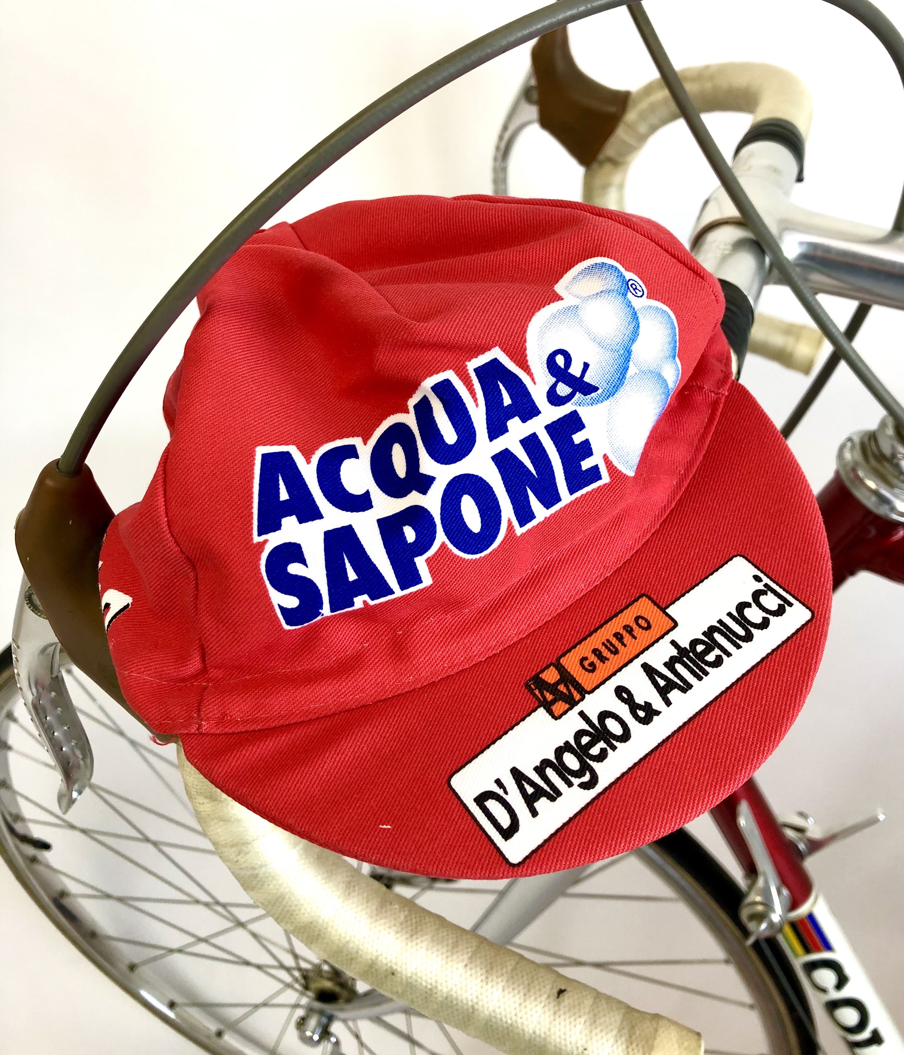 Rennradkappe_historical_team_cap_retro_cyling_radmutze_rennkappe_radlercap_la_casquette_fahrradkultur__Acqua-Sapone-D-Angelo-Antenucci
