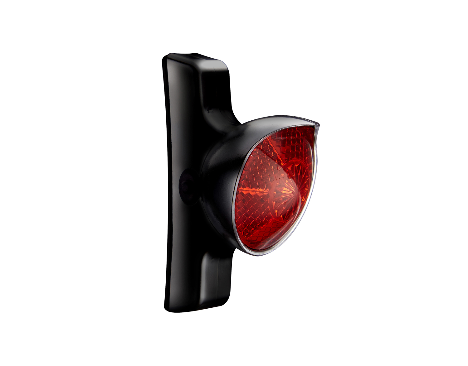 Classic Cycle Feu arrière rétro batterie LED rouge avec boîtier noir 