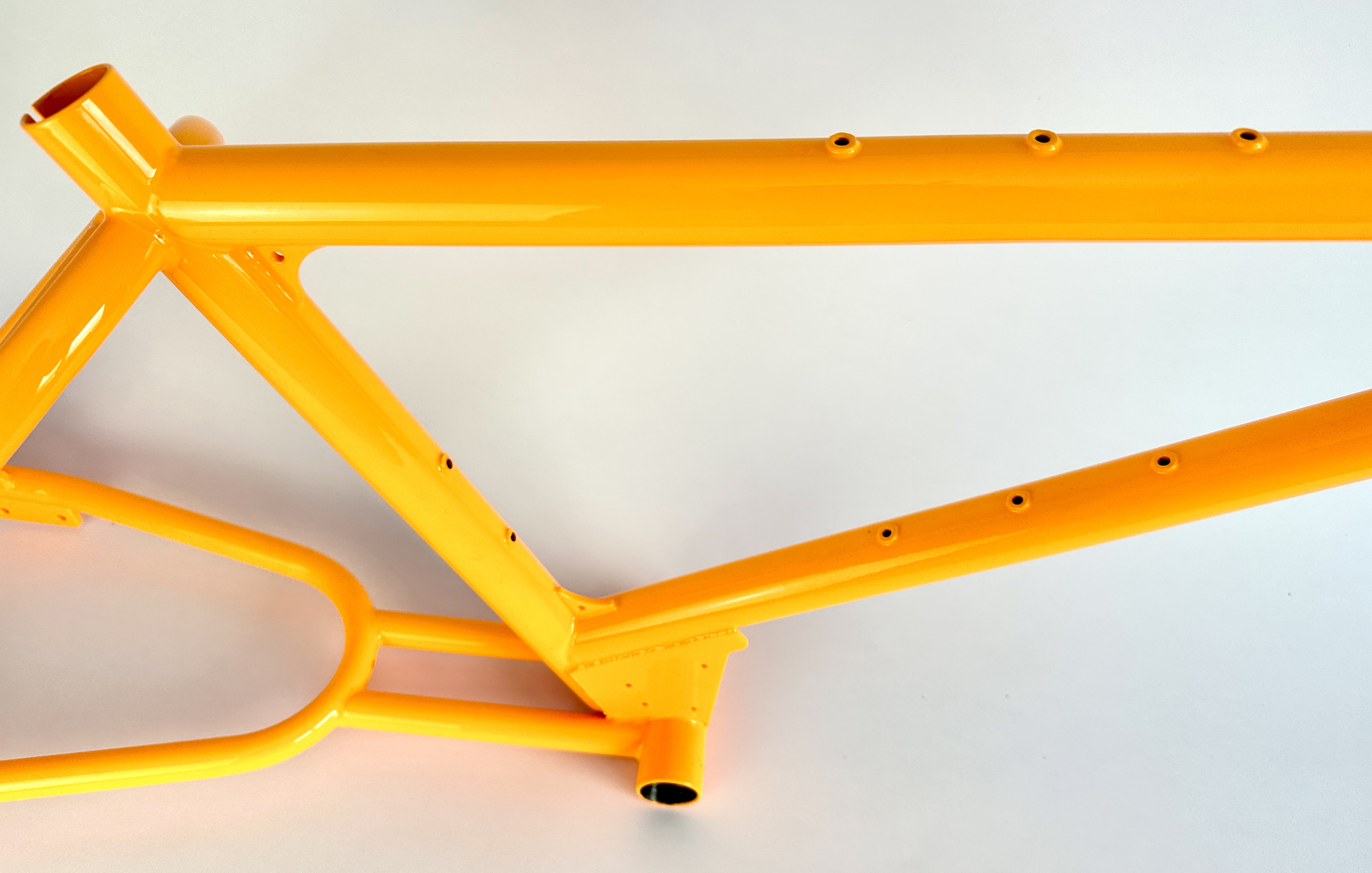 Cadre hardtail UDX original, orange néon