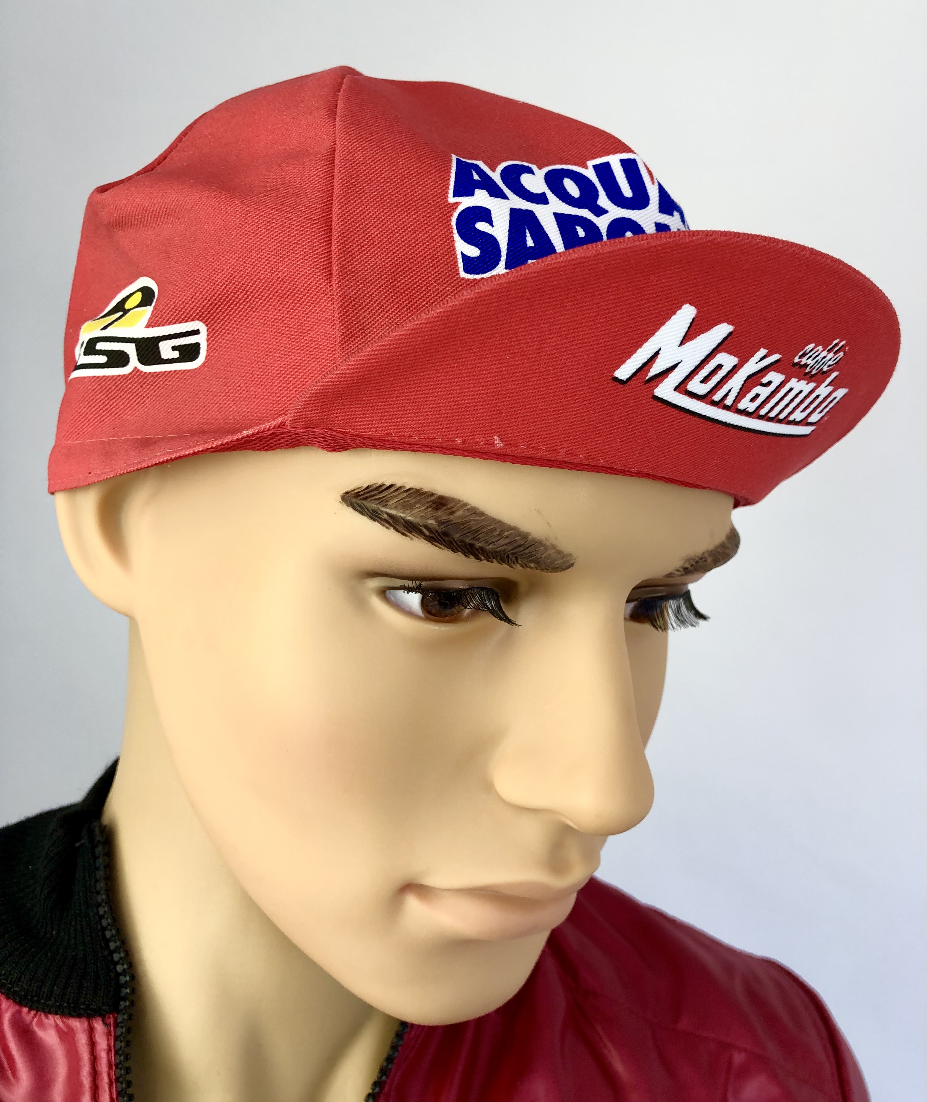 Rennradkappe_historical_team_cap_retro_cyling_radmutze_rennkappe_radlercap_la_casquette_fahrradkultur__Acqua-Sapone-MoKambo1