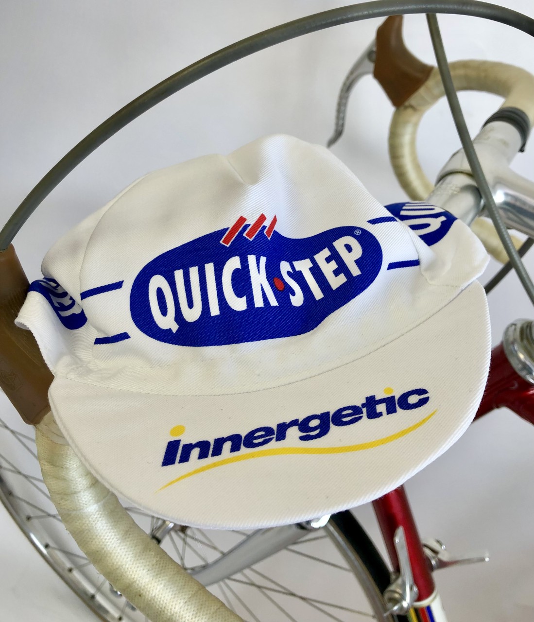Maillot vélo équipe pro Quick Step champion belgique manches courtes